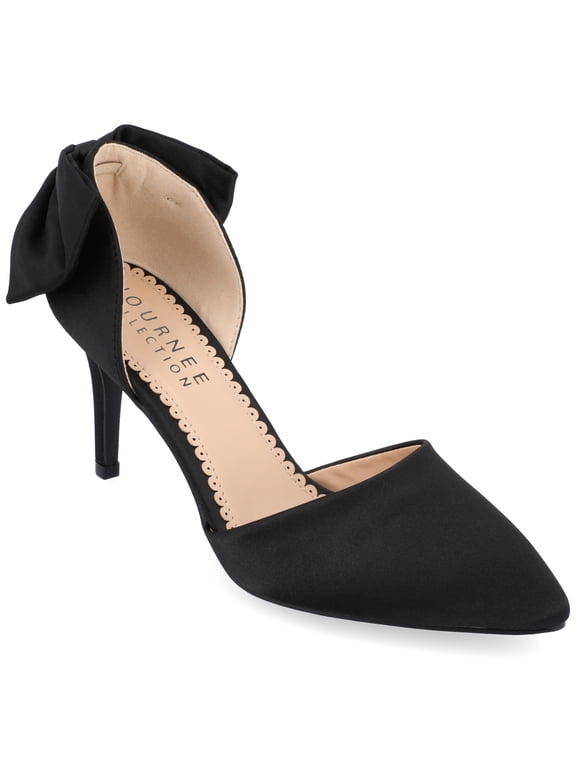Womens Tanzi Pointed Toe Mid Heel Evening Pumps