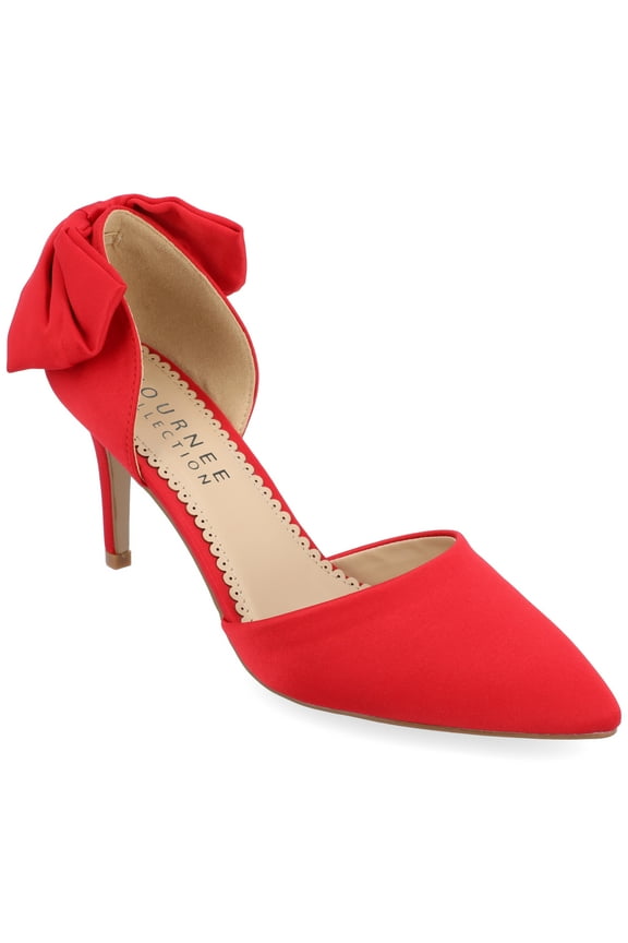 Womens Tanzi Pointed Toe Mid Heel Evening Pumps