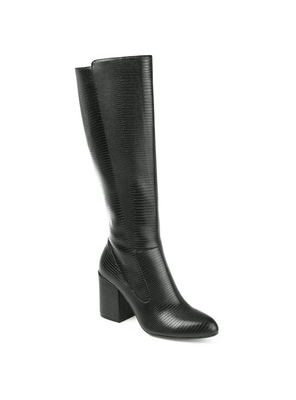 Womens Tavia Block Heel Knee High Boots