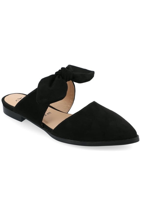 Womens Telulah Narrow Width Slip On Pointed Toe Mule Flats