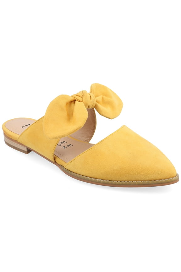 Womens Telulah Slip On Pointed Toe Mules Flats