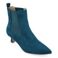 thumbnail image 1 of Journee Womens Tenlee Pull On Chelsea Kitten Heel Booties, Widths Available, 1 of 10