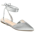 thumbnail image 1 of Journee Womens Theia Tie Up Pointed Toe Ballet Flats, 1 of 10