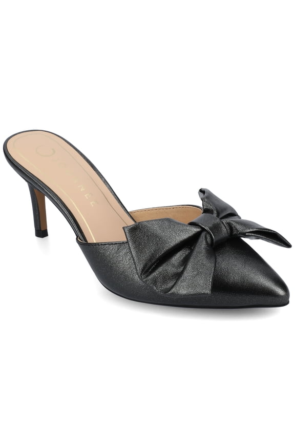 Womens Tiarra Mules Mid Stiletto Pointed Toe Evening Pumps, Widths Available