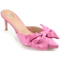 thumbnail image 1 of Journee Womens Tiarra Mules Mid Stiletto Pointed Toe Evening Pumps, Widths Available, 1 of 10
