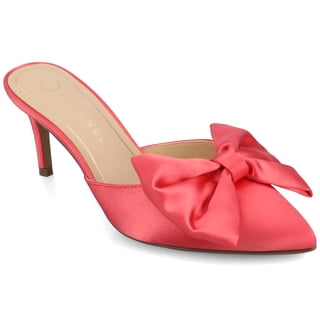 Journee Womens Tiarra Mules Mid Stiletto Pointed Toe Evening Pumps, Widths Available