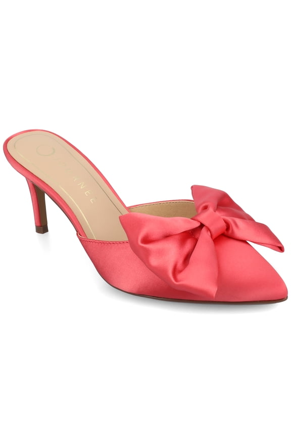 Womens Tiarra Mules Mid Stiletto Pointed Toe Evening Pumps, Widths Available