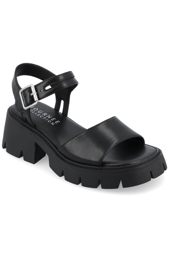 Womens Tillee Treaded Outsole Platform Sport Sandals