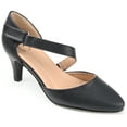 thumbnail image 1 of Journee Womens Tillis Pointed Toe Mid Heel Pumps, Widths Available, 1 of 10