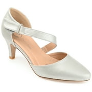 Journee Womens Tillis Pointed Toe Mid Heel Pumps, Widths Available