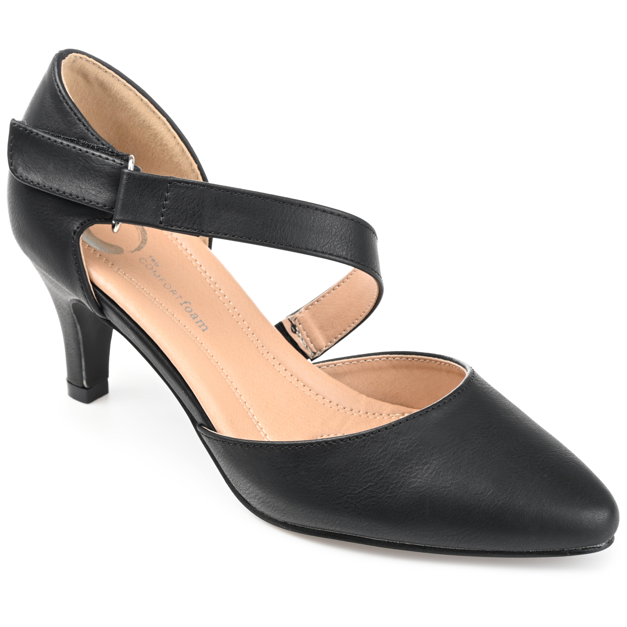 Point Toe Mid Heel Pumps