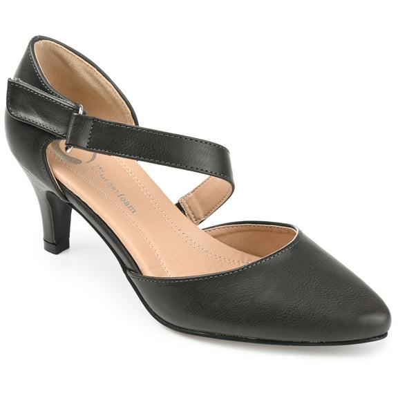 Journee Womens Tillis Pointed Toe Mid Heel Pumps, Widths Available