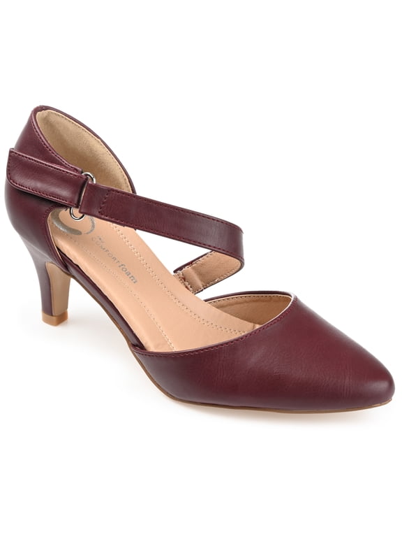 Womens Tillis Pointed Toe Mid Heel Pumps, Widths Available
