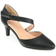 thumbnail image 1 of Journee Womens Tillis Pointed Toe Mid Heel Pumps, Widths Available, 1 of 10