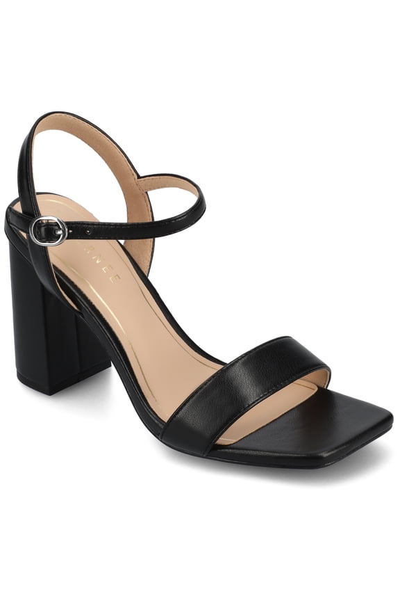 Womens Tivona Mid Heel Ankle Strap Dress Sandals, Widths Available