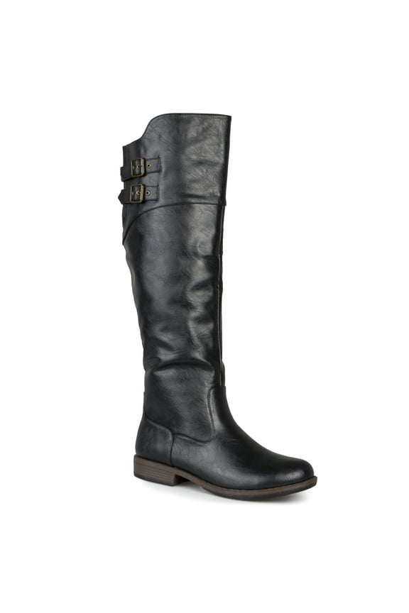 Womens Tori Stacked Heel Riding Boots