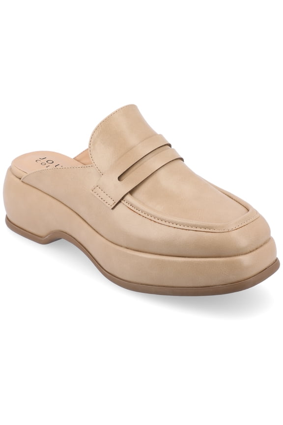 Womens Antonina Slip On Mule Platform Loafer