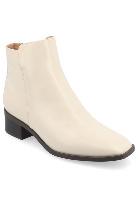 Womens Cappri Inside Zip Entry Square Toe Booties, Widths Available
