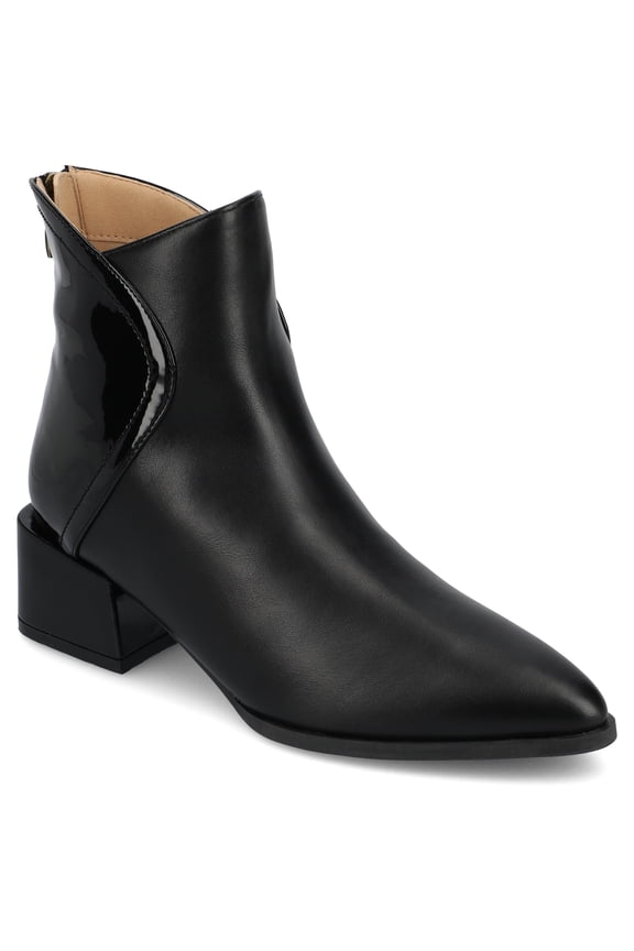 Womens Consuello Two Tone Pointed Toe Booties, Widths Available