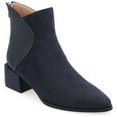 thumbnail image 1 of Journee Womens Consuello Two Tone Pointed Toe Booties, Widths Available, 1 of 10
