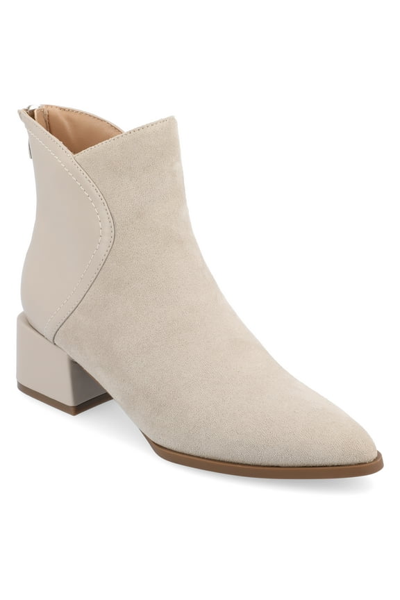 Womens Consuello Two Tone Pointed Toe Booties, Widths Available