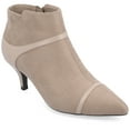 thumbnail image 1 of Journee Womens Embrie Low Ankle Pointed Toe Booties, 1 of 10