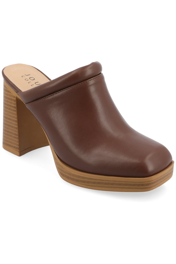 Womens Izara Slip On Platform Mule Pumps