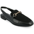 thumbnail image 1 of Journee Womens Lainey Sling Back Square Toe Flats, 1 of 9