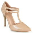 thumbnail image 1 of Journee Womens Tru Pointed Toe High Stiletto Pumps, Widths Available, 1 of 10
