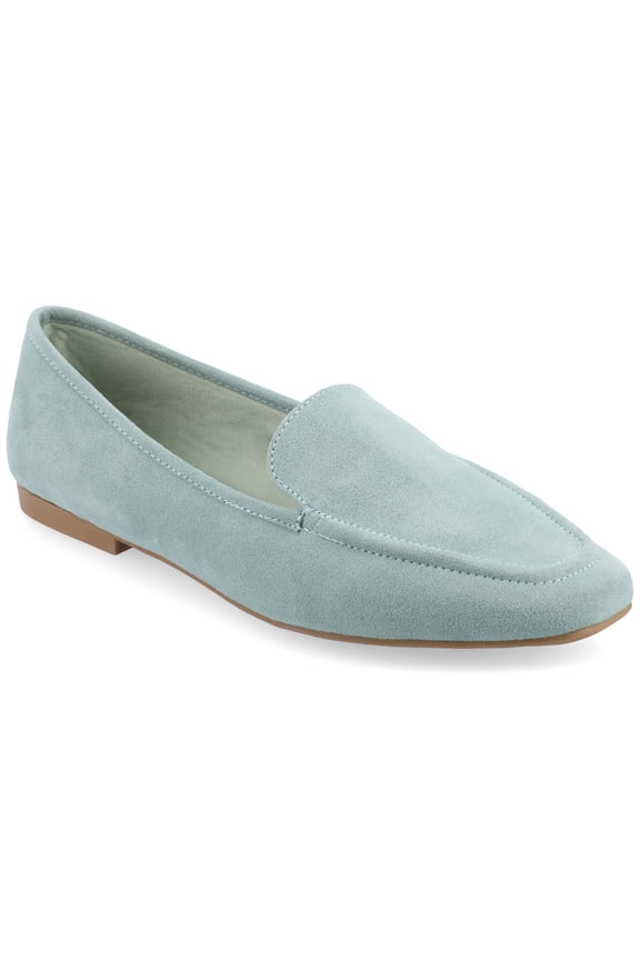 Womens Tullie Slip On Square Toe Loafer Flats, Widths Available