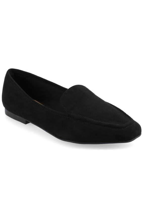 Womens Tullie Slip On Square Toe Loafer Flats, Widths Available