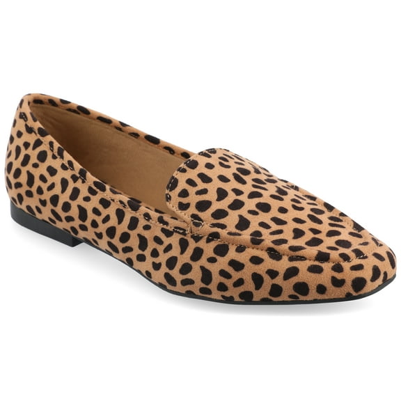 Journee Womens Tullie Slip On Square Toe Loafer Flats, Widths Available