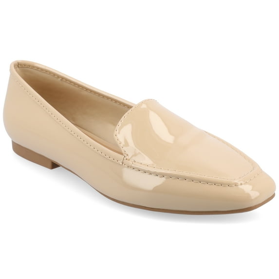 Journee Womens Tullie Slip On Square Toe Loafer Flats, Widths Available