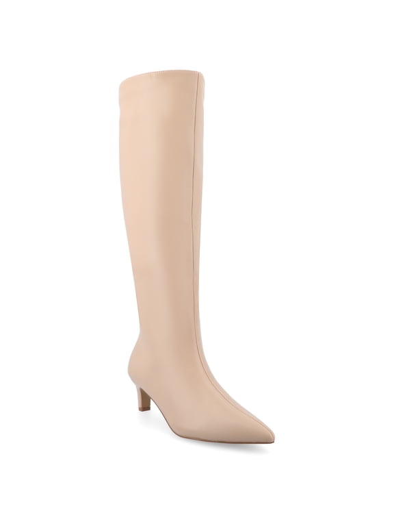 Womens Tullip Tru Comfort Foam Wide Width Extra Wide Calf Kitten Heel Pointed Toe Boots
