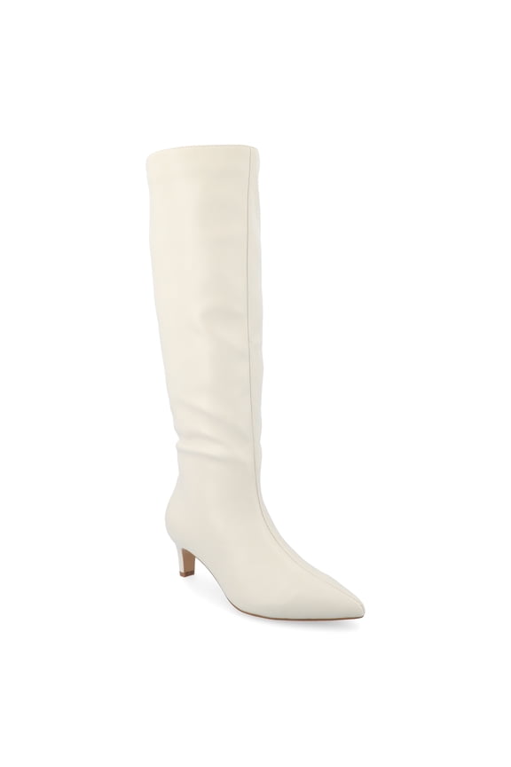 Womens Tullip Tru Comfort Foam Wide Width Wide Calf Kitten Heel Pointed Toe Boots