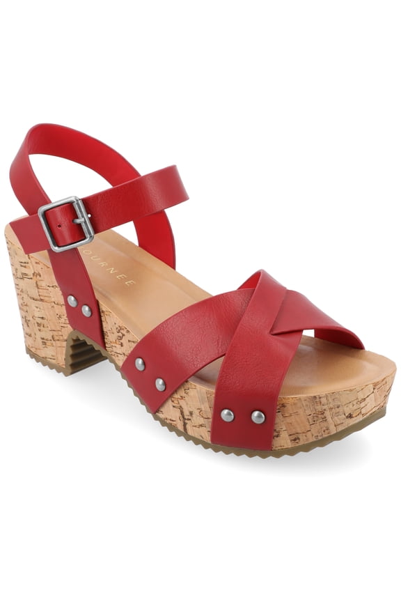 Womens Valentina Ankle Strap Platform Dress Sandals