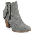 thumbnail image 1 of Journee Womens Vally Inside Zip Stacked Heel Booties, Widths Available, 1 of 10