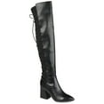 thumbnail image 1 of Journee Womens Valorie Extra Wide Calf Block Heel Over The Knee Boots, 1 of 9