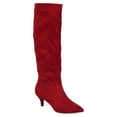 thumbnail image 1 of Journee Womens Vellia Extra Wide Calf Kitten Heel Knee High Boots, 1 of 9