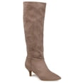 thumbnail image 1 of Journee Womens Vellia Kitten Heel Knee High Boots, 1 of 9