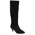 thumbnail image 1 of Journee Womens Vellia Kitten Heel Knee High Boots, 1 of 9