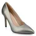 thumbnail image 1 of Journee Womens Venus Stiletto Heel Pointed Toe Comfort Dress Pumps, 1 of 9