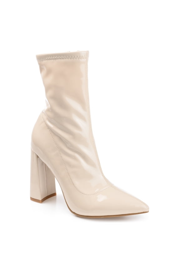 Womens Veralee Inside Zip Block Heel Booties