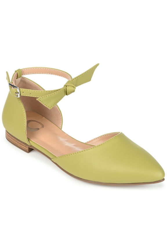 Womens Vielo Ballet Almond Toe Buckle Flats, Widths Available