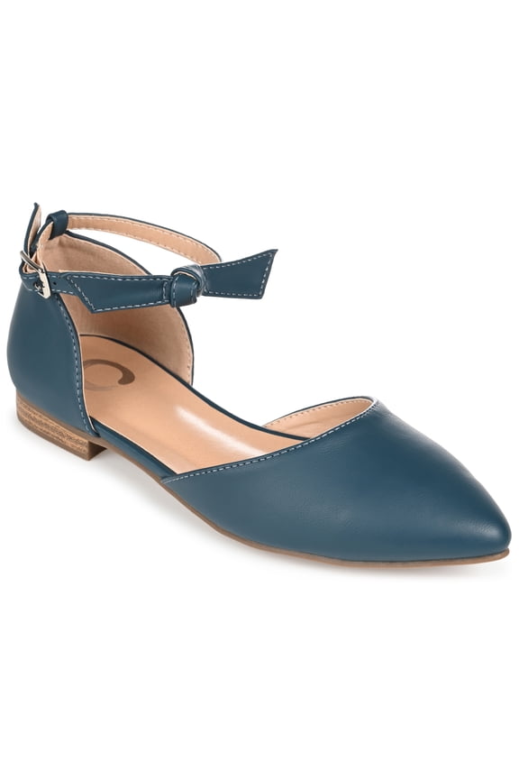 Womens Vielo Ballet Almond Toe Buckle Flats, Widths Available