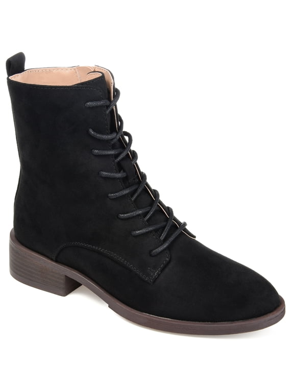 Womens Vienna Block Heel Combat Booties, Widths Available