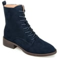 thumbnail image 1 of Journee Womens Vienna Block Heel Combat Booties, Widths Available, 1 of 9