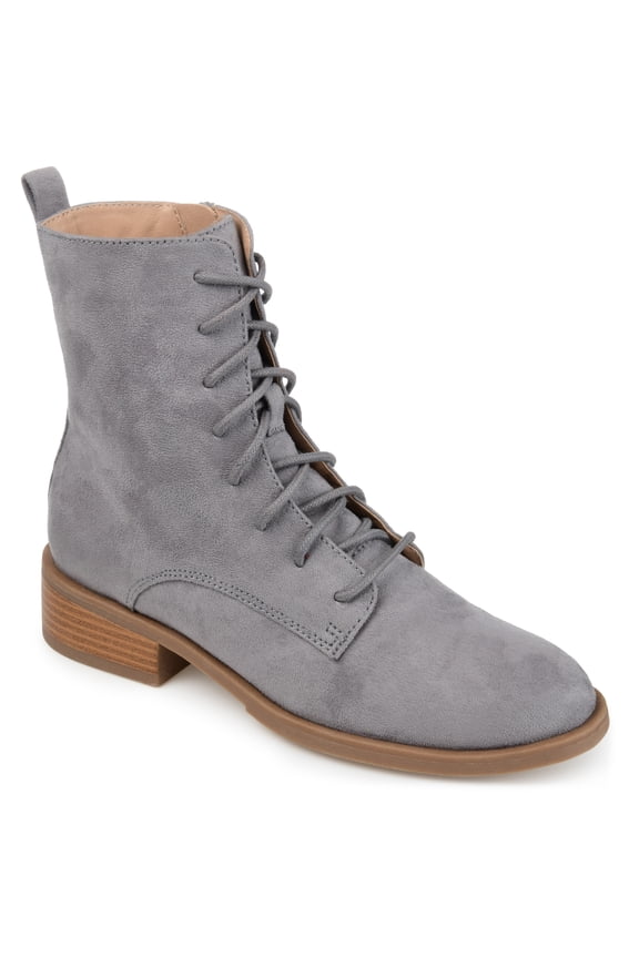 Womens Vienna Block Heel Combat Booties