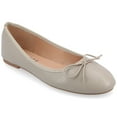 thumbnail image 1 of Journee Womens Vika Slip On Round Toe Ballet Dress Flats, Widths Available, 1 of 10