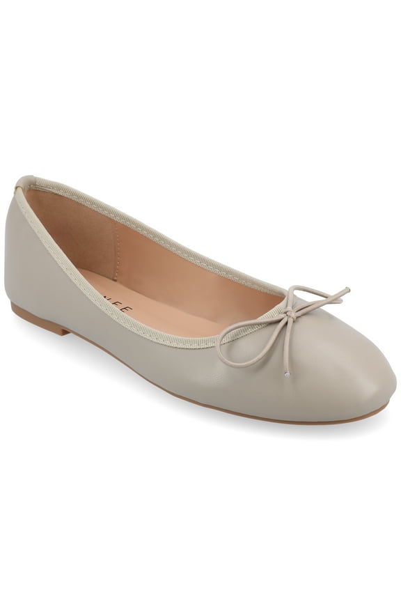 Womens Vika Slip On Round Toe Ballet Dress Flats, Widths Available